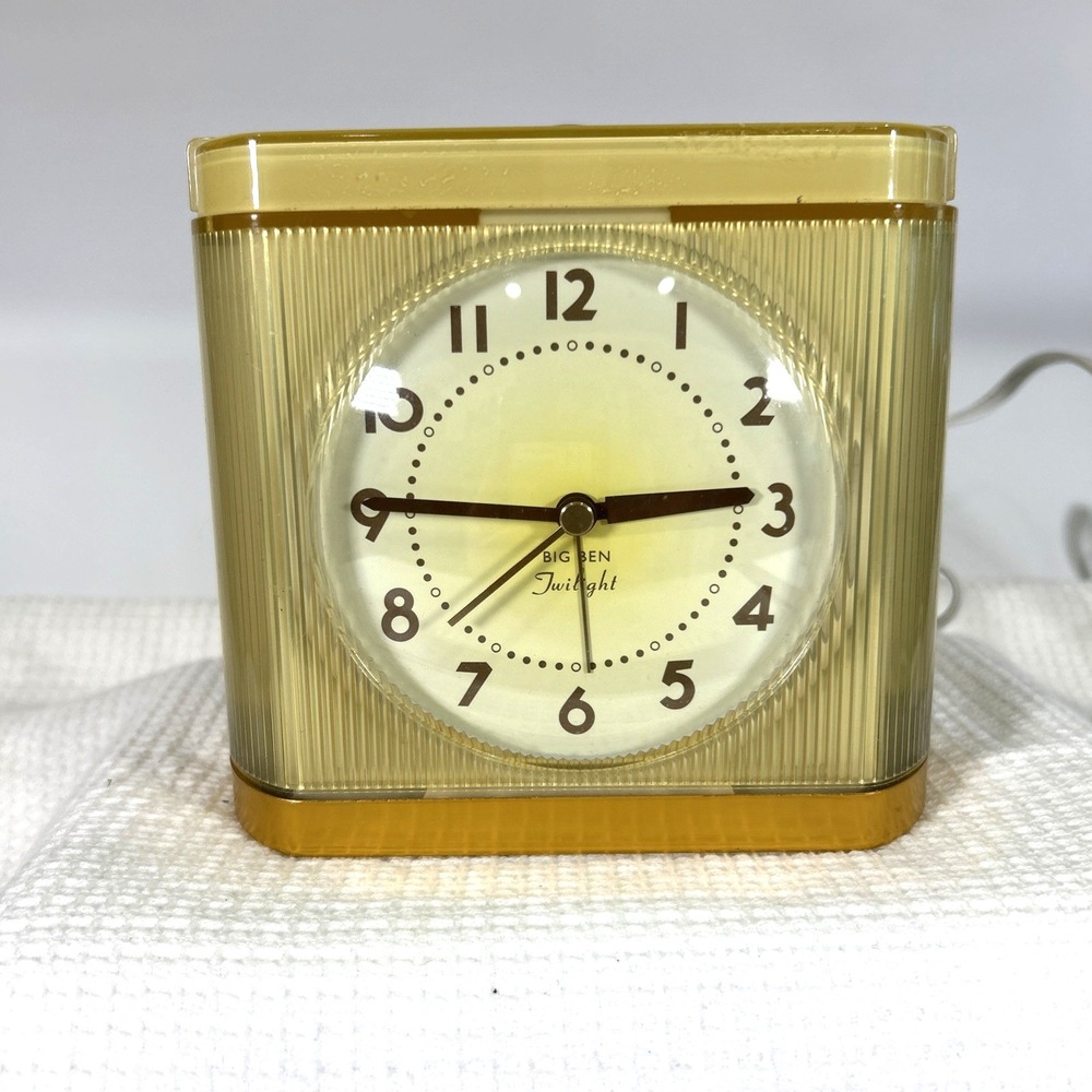 Vintage Westclox Big Ben "Twilight" Model Alarm Clock Snooze Art Deco MCM Tested